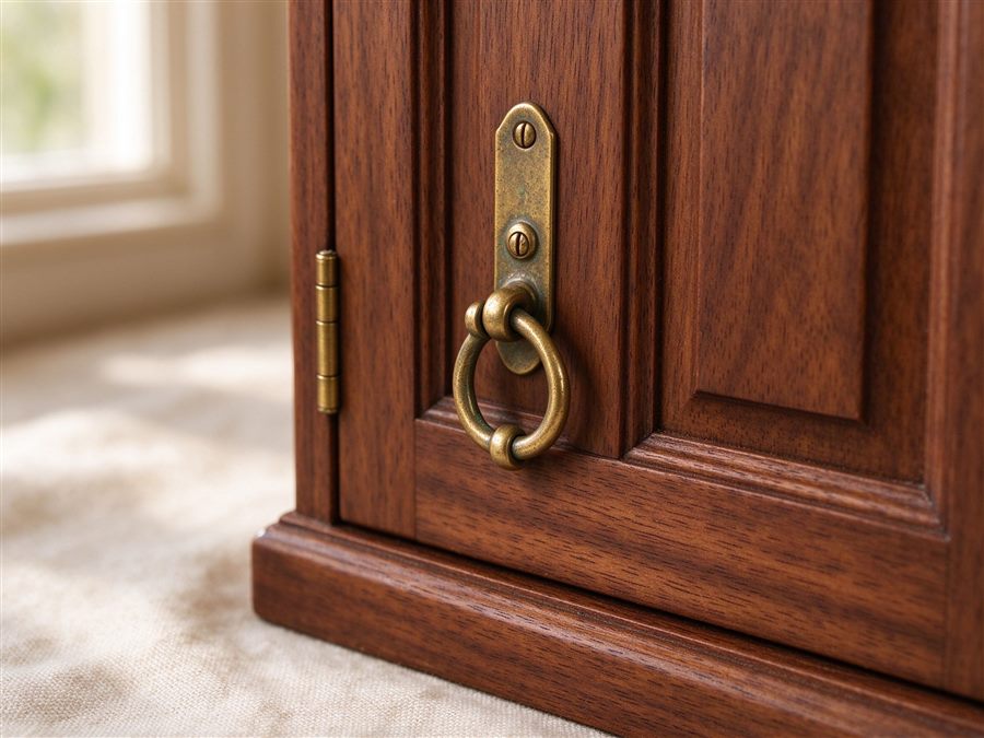 Miniature Armoire Wardrobe detail
