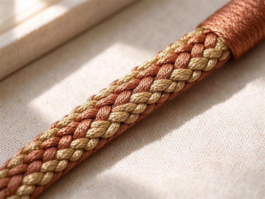 Handwoven Phone Strap detail