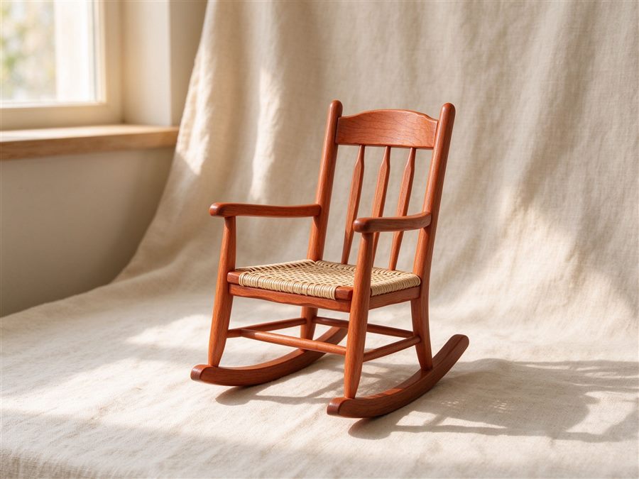 Hand-Carved Rocking Chair