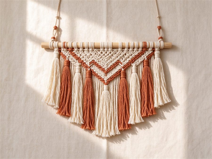 Tassel Wall Hanging detail