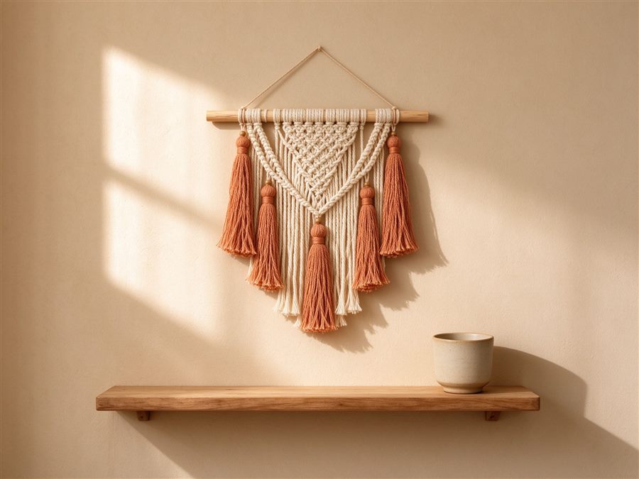 Tassel Wall Hanging detail