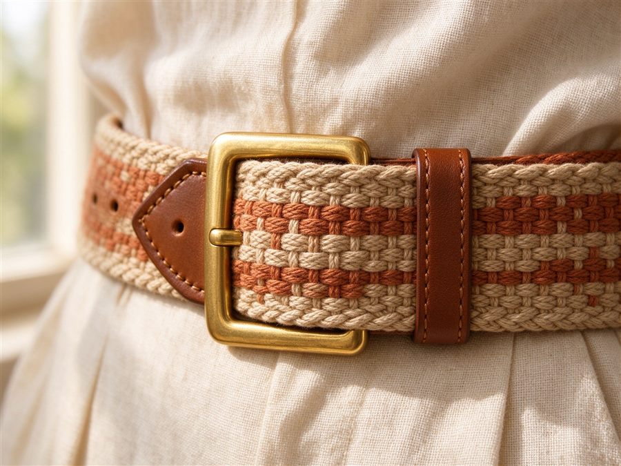 Handwoven Waist Belt detail
